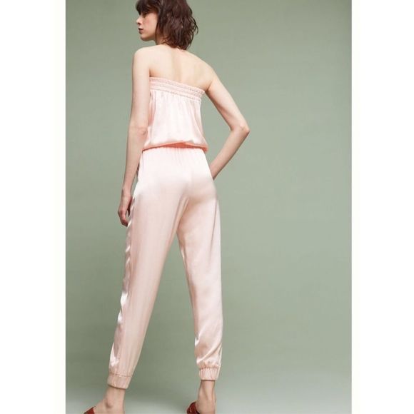 ANTHROPOLOGIE SHIMMER STRAPLESS JUMPSUIT NWT - Picture 4 of 6